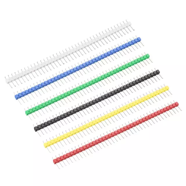 5 Set Male Pin Header,40 Pin 2.54mm Straight Single Row PCB Pin Strip