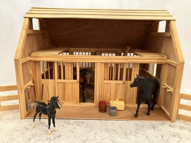Breyer wood horse barn large best sale traditional