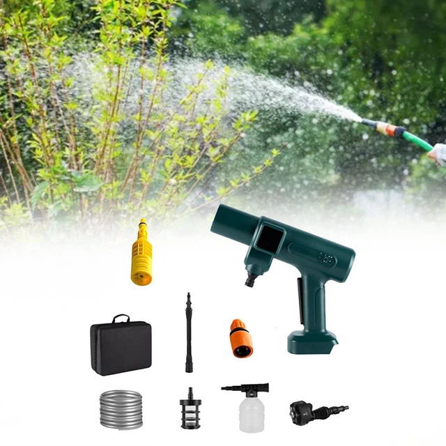 Tuyau D'arrosage Extensible 30 M (100FT) - Vert, 1/2'' - Multifonction, Haute Pression - Pour Jardin Et Lavage Voiture