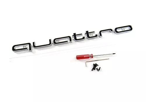 Audi quattro grille badge logo RS3 RS4 RS6 A3 A4 A5 A6 S3 S4 S5 Q7 S line