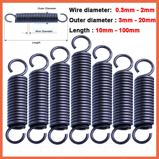 Cilky 100pcs Stainless Steel Springs, Free Long 10-30, Outer Diaeter - View #7