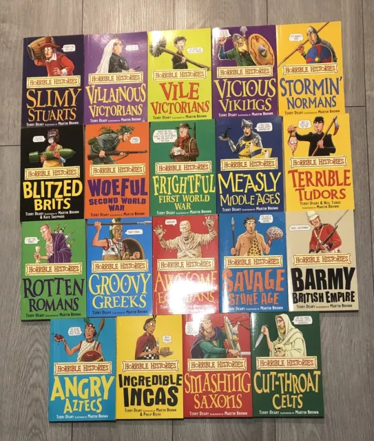 19x Horrible Histories Books  (PaperBack)