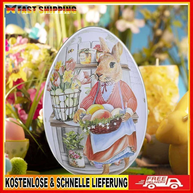 Ei Ostern Farbe Hase Dose Süßigkeiten Eierschale Box niedliche Eierbox Heimdekor