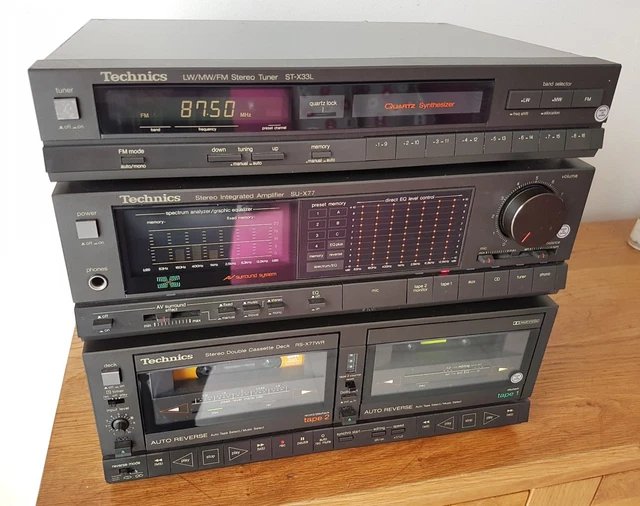 TECHNICS SU-X77 RS-X77WR ST-X33 Amplifier cassette tuner hi fi