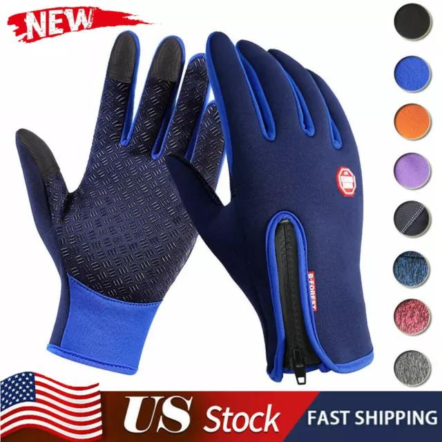 Winter Thermal Warm Waterproof Ski Snow Driving Work Gloves Mitten for Men Women