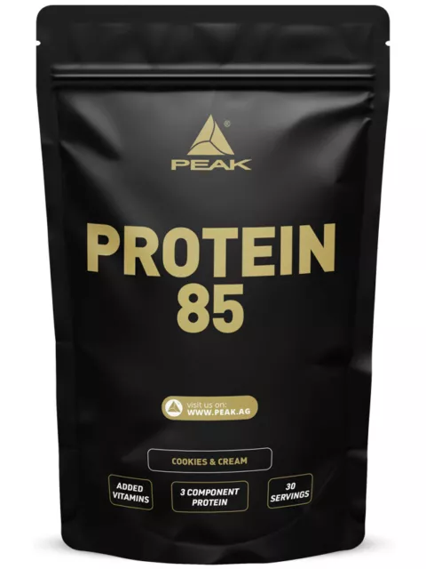 Peak - Protein 85 - Mehrkomponenten Eiweiß - Proteinshake - 900 g Beutel / NEU