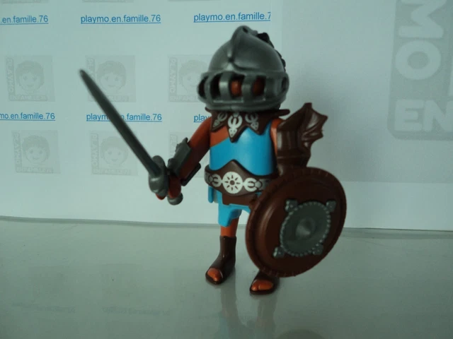 Lot De 2 Figurines Playmobil Romains Enfants + Accessoires (épée, Bouclier) - Neuf