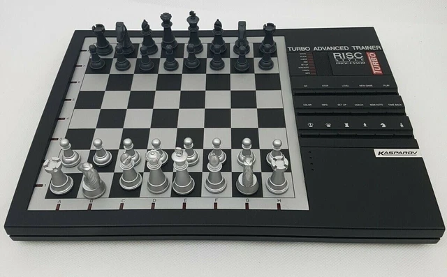 RISC TURBO advanced trainer chess computer by saitek kasparov vintage ...