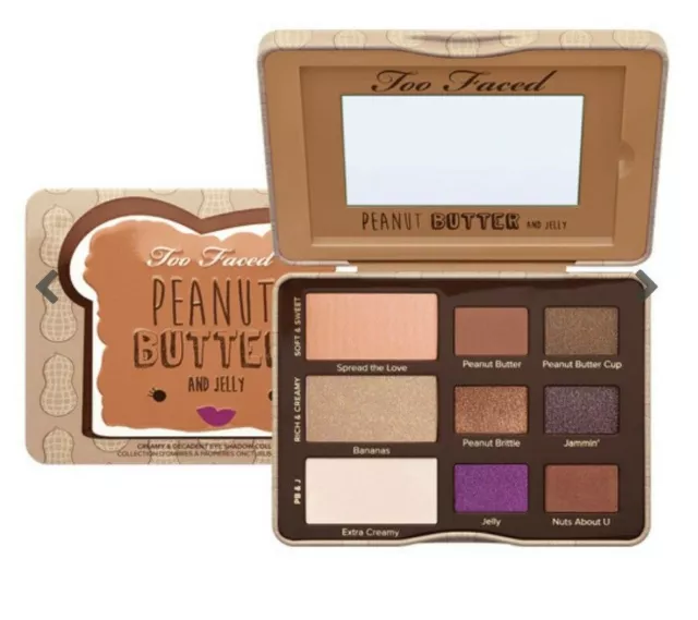 TOO FACED Peanut Butter & Jelly Eyeshadow Palette Limited Edition NIB $36