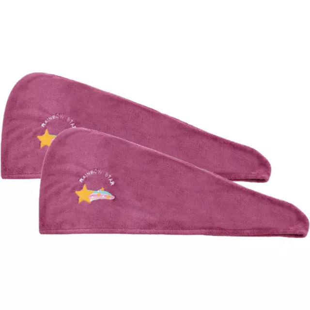 2 un. toalla de microfibra para secador de cabello paños rápidos suaves