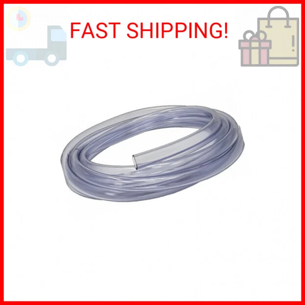 ROLLERFLEX FOOD GRADE Crystal Clear Vinyl Tubing, 3/8Inch ID x 1/2