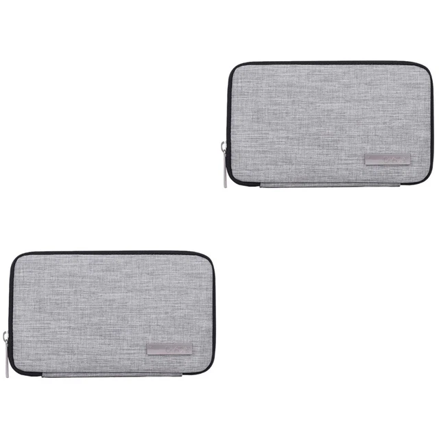 2 Pack Sac De Rangement Sacs Organisateur Valise Câbles D'alimentation