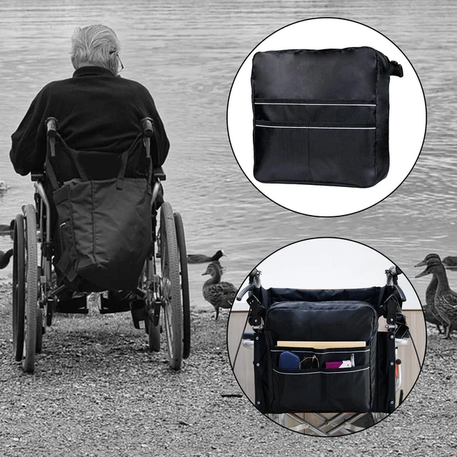 Borsa Laterale Per Sedia A Rotelle Cinghie Regolabili Per Chiavi Portapillole A