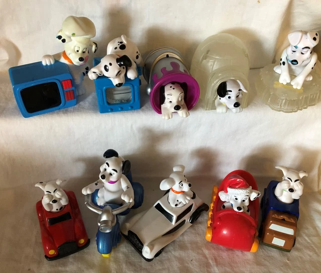 Vintage 90s Disney 101/102 Dalmations McDonalds Happy Meal Toys - Lot Of