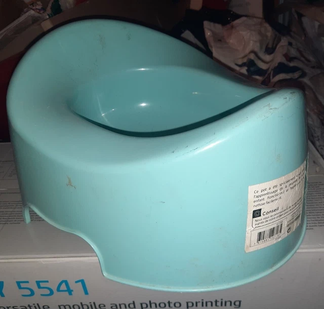 👶 Pot d'apprentissage bébé - Bleu - pot de chambre bb occasion TEX carrefour