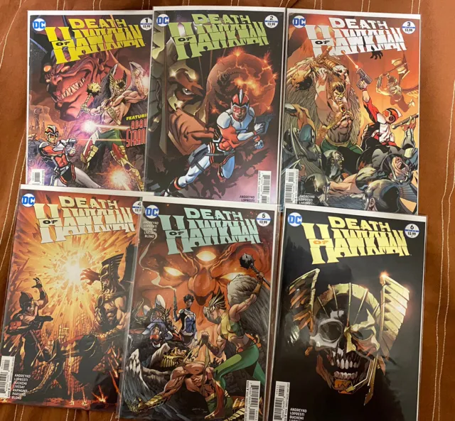 Death of Hawkman Full Run DC comics 2016-2017