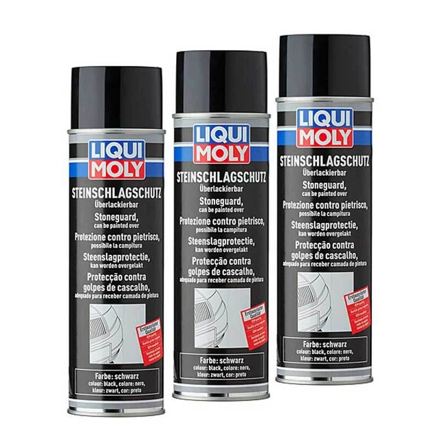 LIQUI MOLY Steinschlagschutz Spray Kautschuk schwarz 500ml 3x