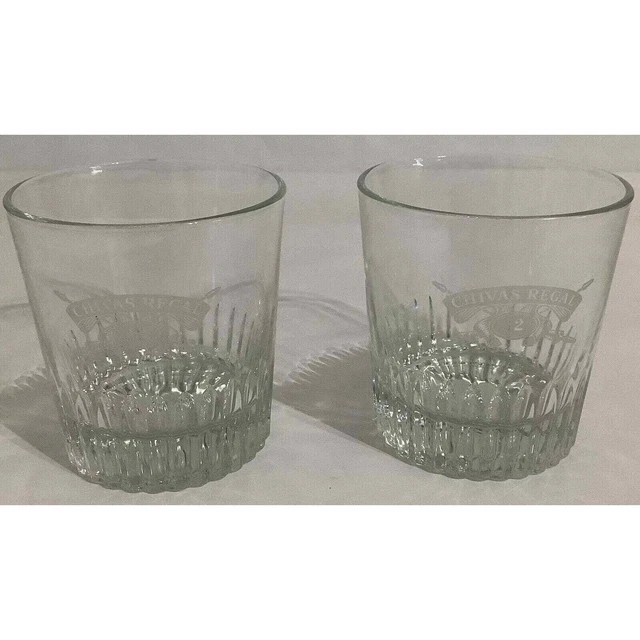 Set of 2 Chivas Regal 12 Scotch Whiskey Glasses