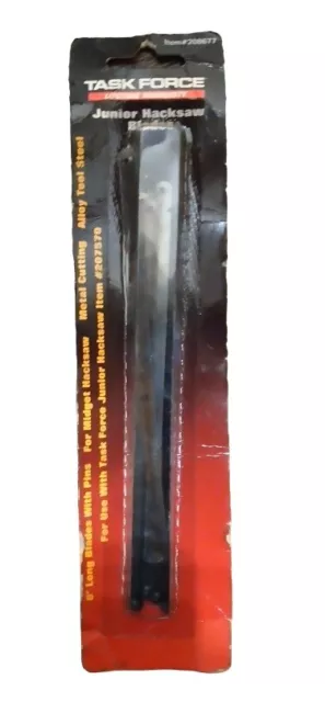 Task Force TF 5-Pack Junior Hacksaw Blades - New In Package