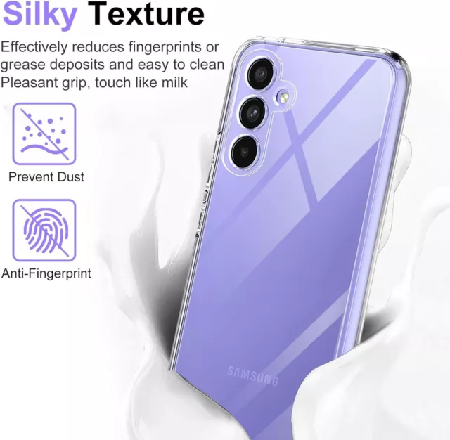 Schutz Hülle für Samsung Galaxy A05s A15 A25 A35 A55 5G +SCHUTZGLAS Case Cover 3