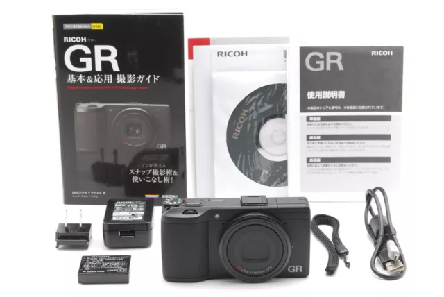 [ TOP MINT ] Ricoh GR 16.2MP APS-C CMOS Compact Digital Camera Lens From JAPAN