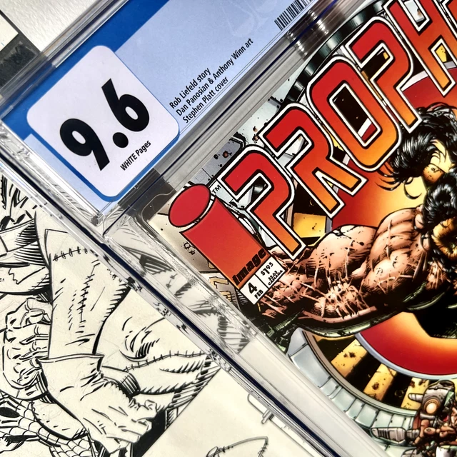 Prophet #4 CGC 9.6 WP | Variant Cover | Stephen Platt Art | Image Comics 1994 4