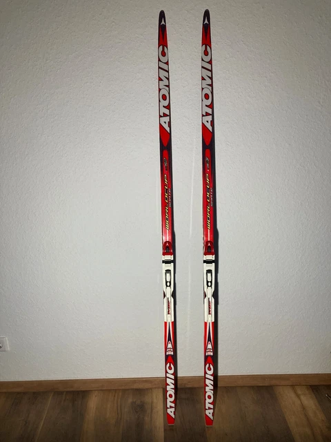 Atomic Langlauf Skating Ski 178cm Worldcup Skate Farbe Rot / Weiss
