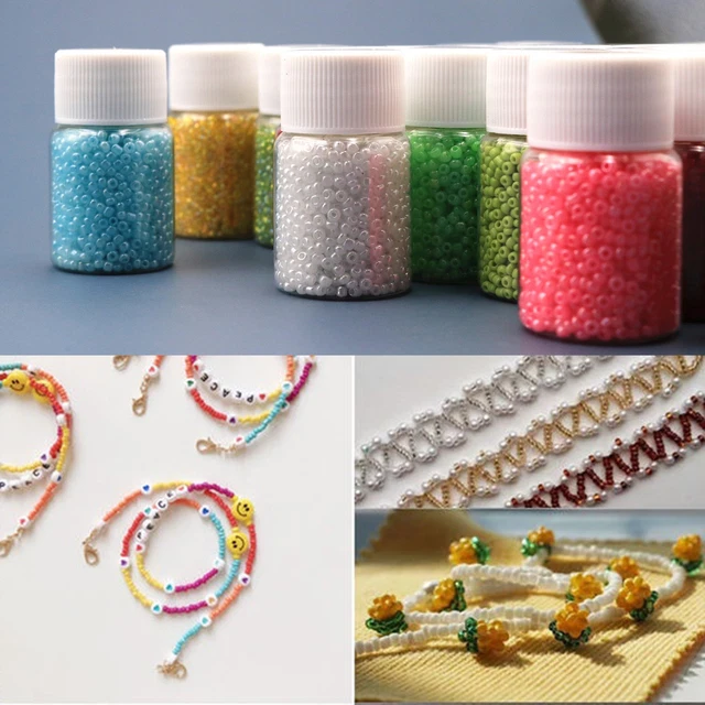 2000 piezas/cuentas de botella pendientes universales de mano de obra fina colgantes cuentas teñidas 2 mm