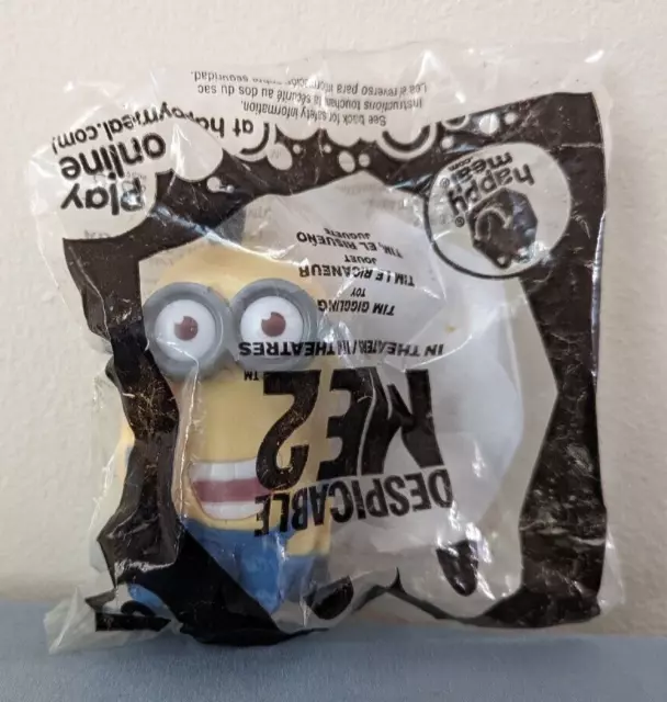 Minions Despicable Me 2 McDonalds Happy Meal Toy #6 2013 MINIONS - SEALED NEW!