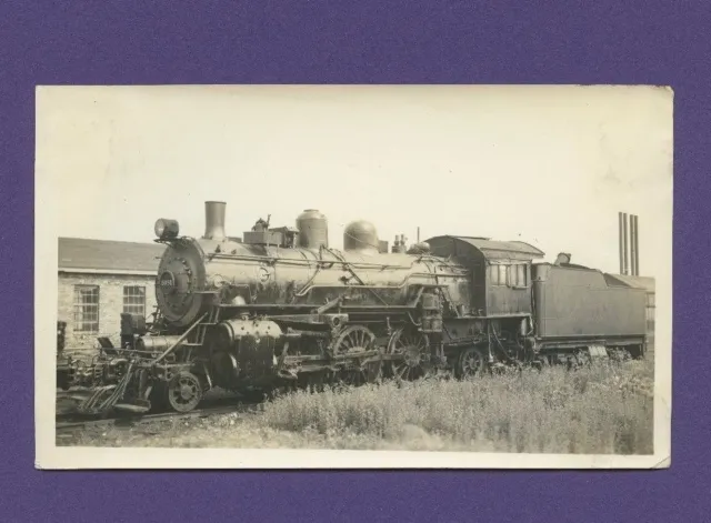 1939 Sante Fe Line ATSF 2-6-2 Steam Locomotive #1081 - VTG B&W Railroad Photo