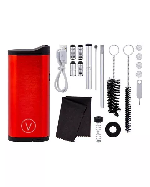 Vaporizzatore inalatore per erbe resine fiori VIE-vaporizzatore ROSSO