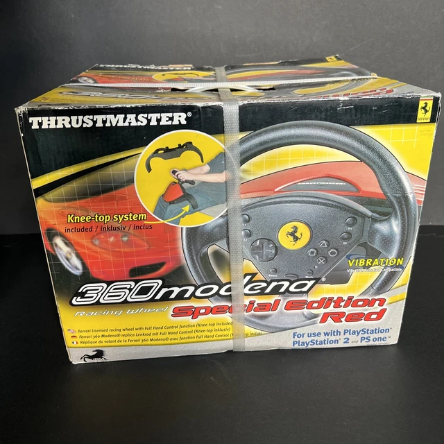 Volant Thrustmaster Ferrari Challenge Pour PS1 Et PS2, Avec Pédales, Occasion