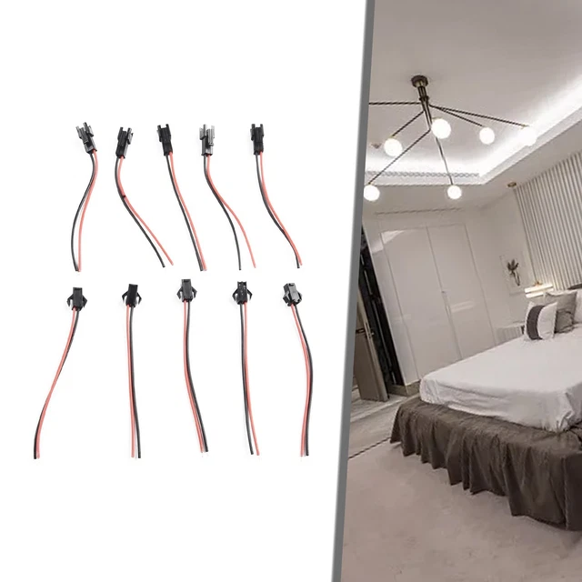 Sourcing Map Jumelage Casquette 2.54mm Pas Broche En-tête Connecteur Long Type Fiche Liaison Couverture Bricolage Réparation Pièces, Rouge Paquet De 40