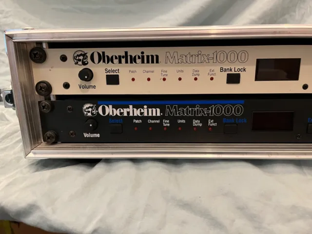 Oberheim Matrix 1000 x 2 +Stereoping Matrix Controller + Stereoping Polychainer 2