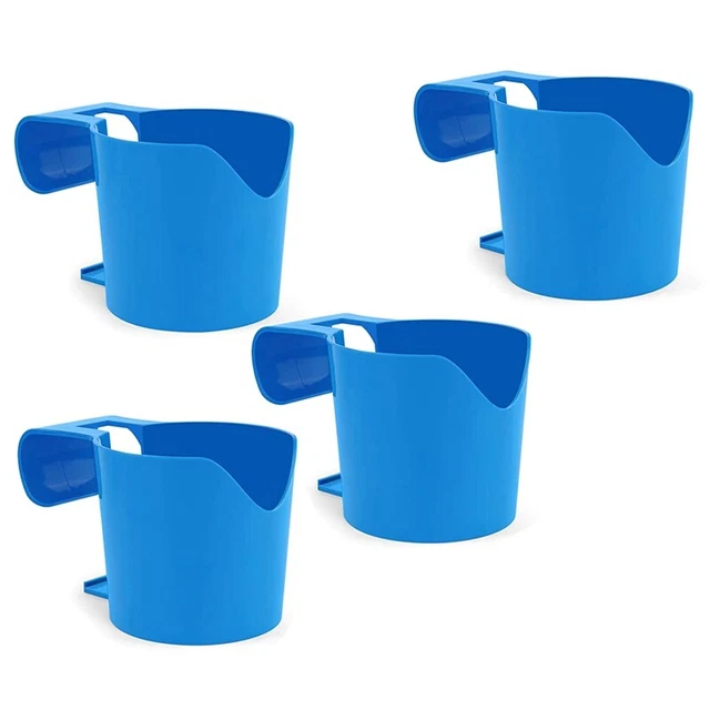 Lot de 4 porte-gobelets pour piscine hors sol, poteau rond de 5 cm ou