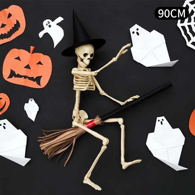 Dickly Halloween Kürbis Bonbonschale - Mit Beweglicher Skeletthand & Grusel-Effekten