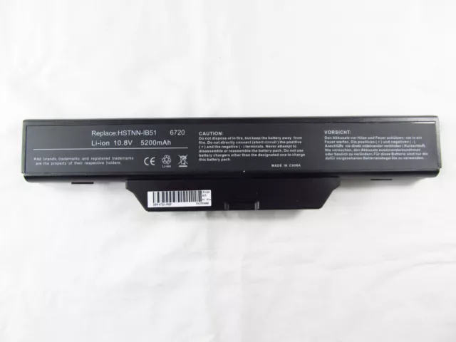 New Laptop Battery HSTNN-IB51 HSTNN-LB51 For HP Compaq 6720s 6735s 6cell