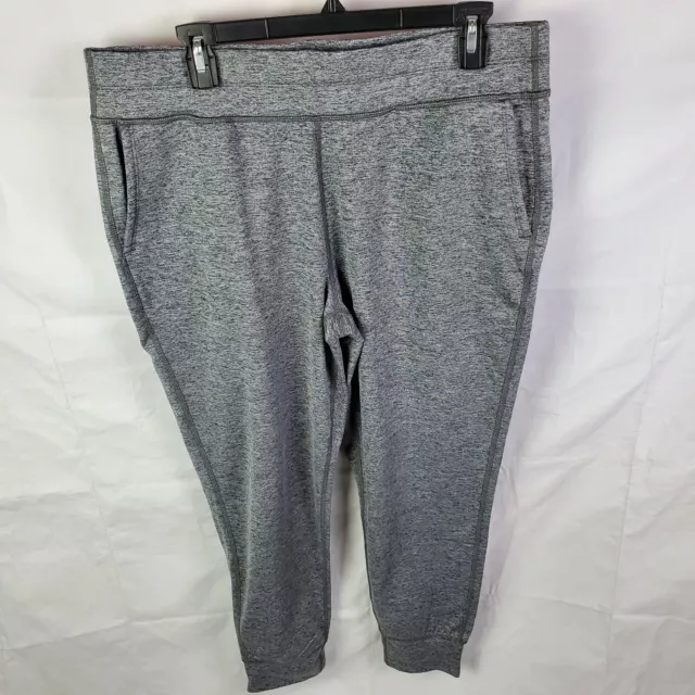 Zella Joggers Active Pockets Pull On Grey Athletic Women's Large