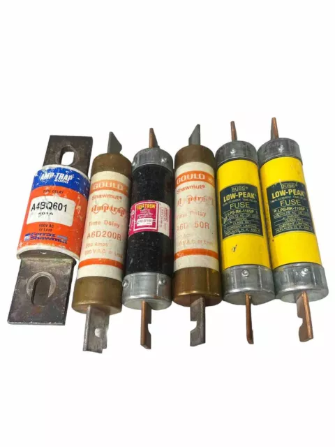 Lot of  6 Mixed Fuses