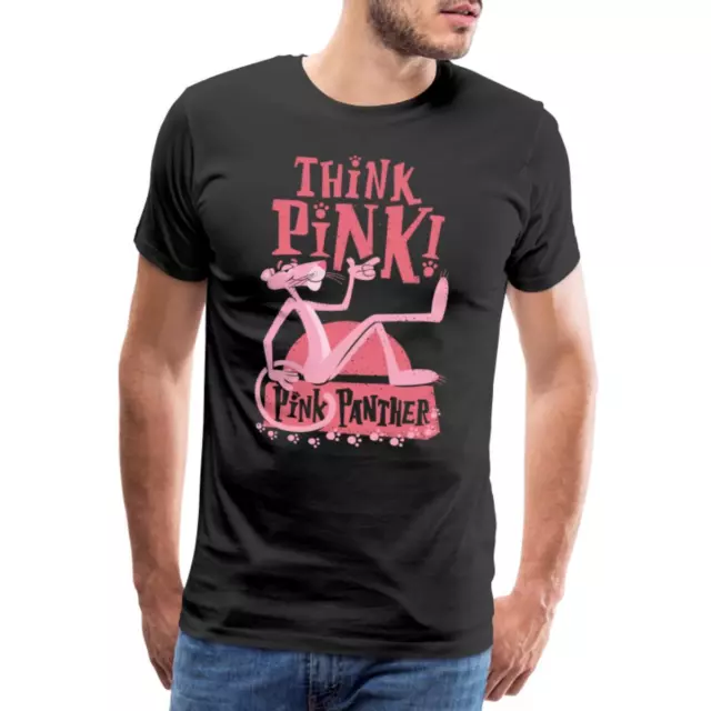 Pink Panther Think Pink Männer Premium T-Shirt