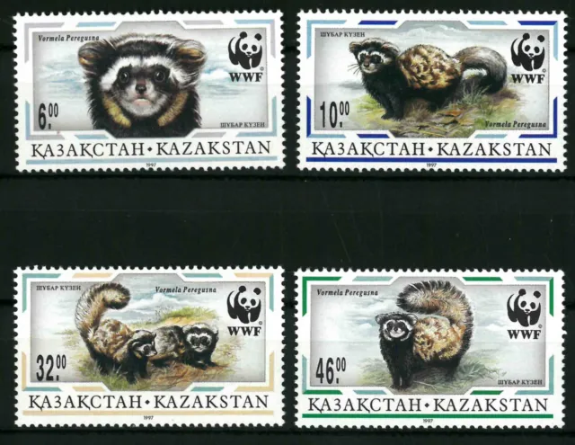Kazajstán 1997 WWF ANIMALES SALVAJES MONTADO SIN MONTAR O NUNCA MONTADO** (no341)