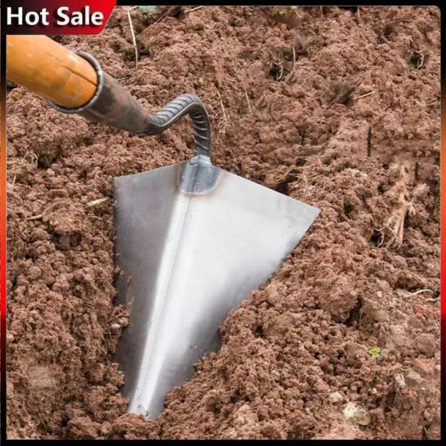 Farm Tools Hoes Triangle Furrow Hoe Plowing Hoe for Household Vegetable Planting