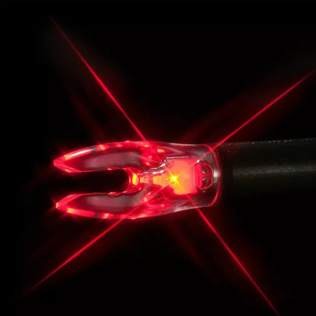 Nockturnal FIT Universal Size Lighted Nock, Available in 9 colors, 3/Pack