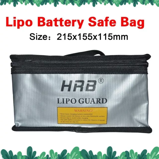 HRB Lipo Battery Safe Bag Guard Fireproof Explosionproof for Charge & Storage