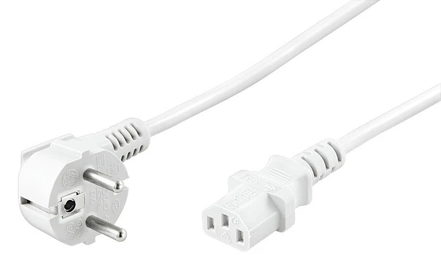 5x Cavo di Alimentazione; NK 101 W-300 3m BIANCO