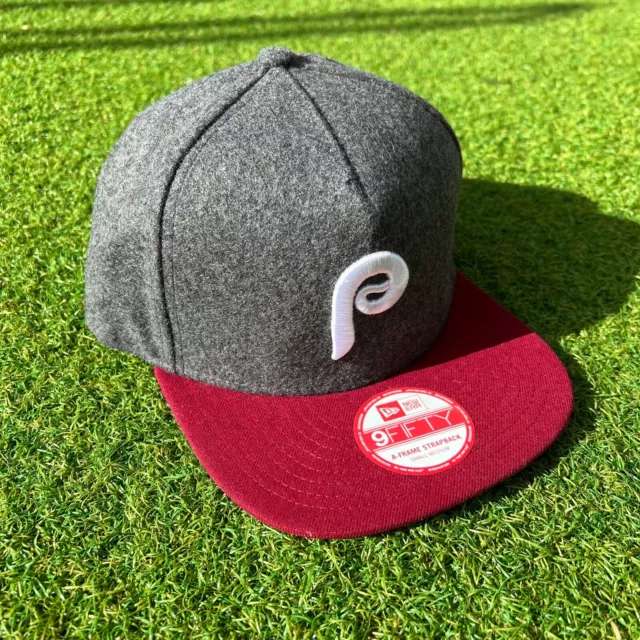 Philadelphia Phillies New Era 9FIFTY Wool Strapback Hat | Size: Small-Medium