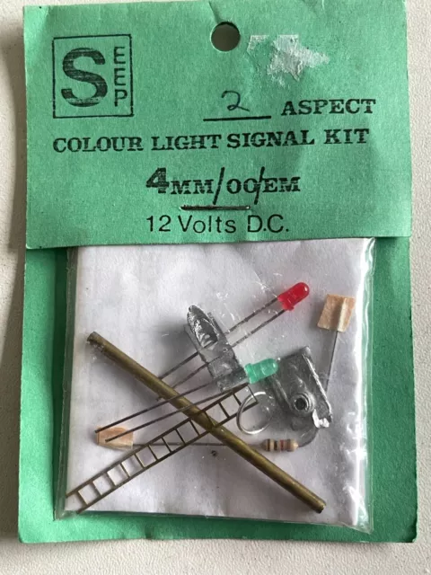 Seep Oo/Ho Gauge - 2 Aspect Colour Light Signal Kit