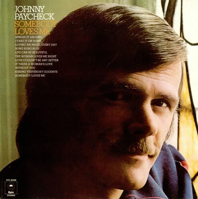 Johnny Paycheck - Somebody Loves Me - Used Vinyl Record - V7350A