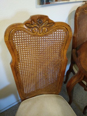 Drexel Heritage French Country  9 PIECE DININGROOM SET W/6 CHAIRS,CHINA,SERVER 7