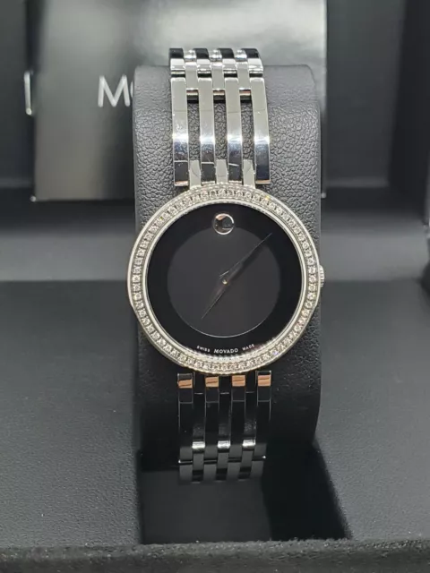 Movado Esperanza Diamonds latest edition 28mm silver women's watch 0607052 $1995